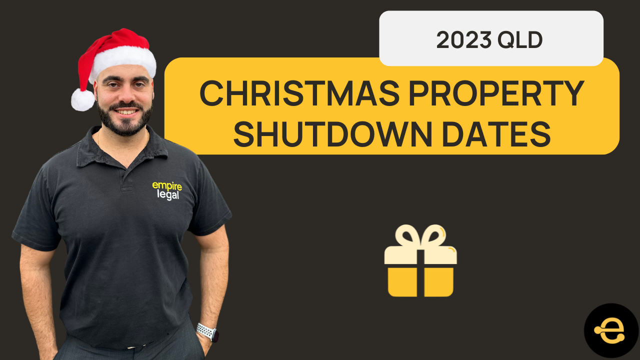 QLD Property Christmas Shutdown Dates 2023