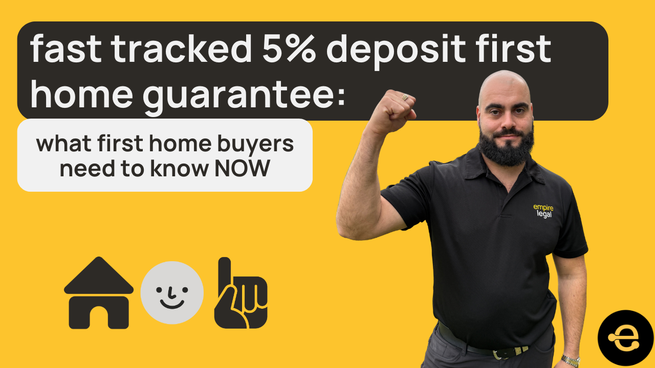 Fast tracked 5% Deposit First Home Guarantee: What first home buyers need to know - NOW!