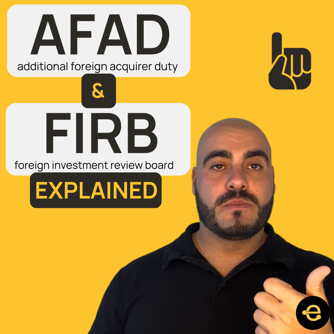 AFAD & FIRB - FINALLY explained EASILY to QLD real estate agents!