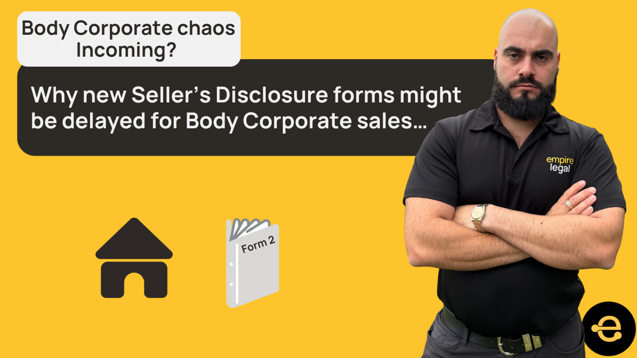 Is Body Corporate chaos incoming to QLD property in August 2025?