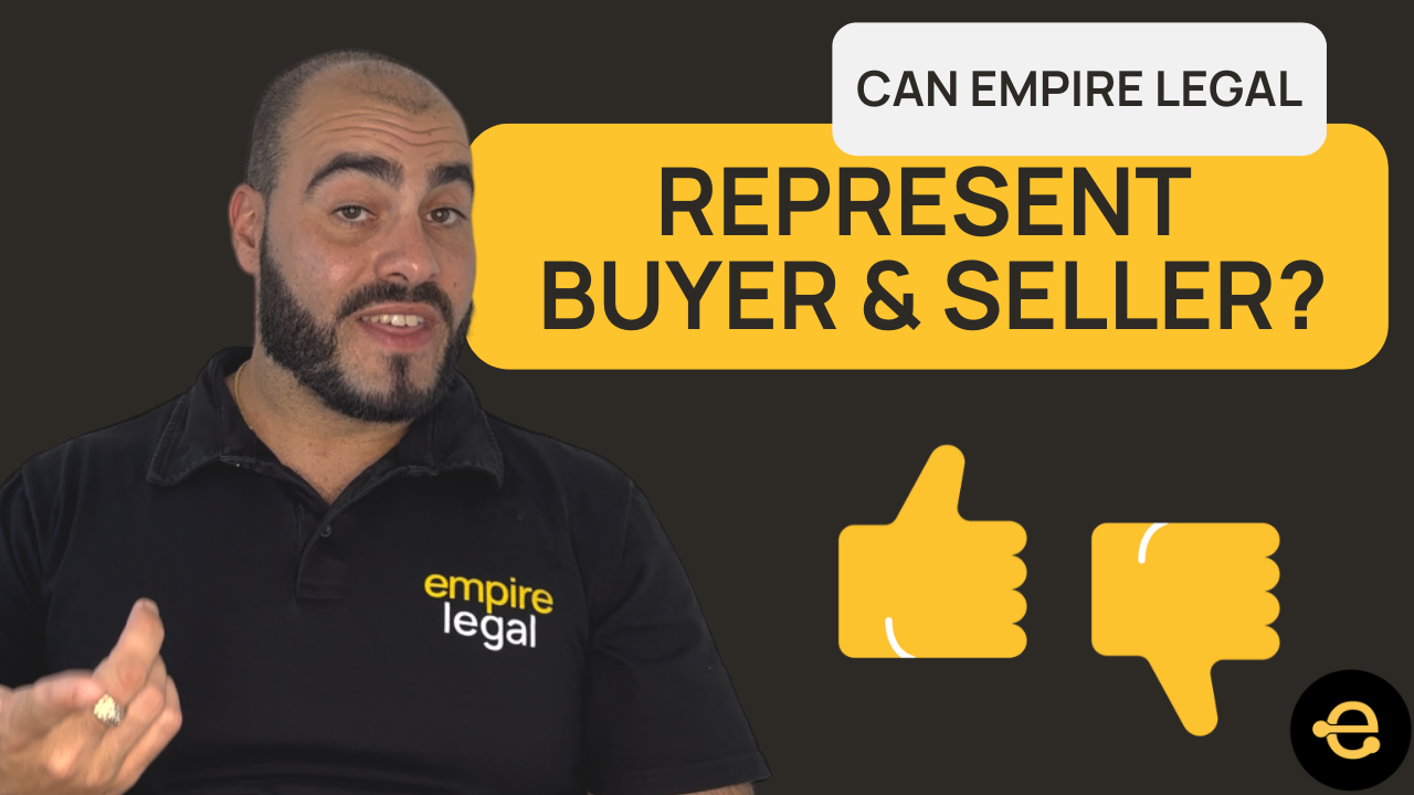 Can a Law Firm represent both a Buyer and Seller for conveyancing QLD?