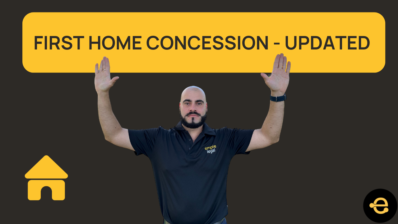 First Home Concession QLD - UPDATED!