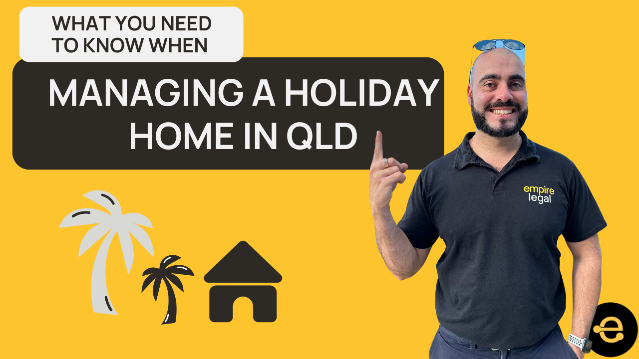Managing a holiday home in QLD (Airbnb etc)