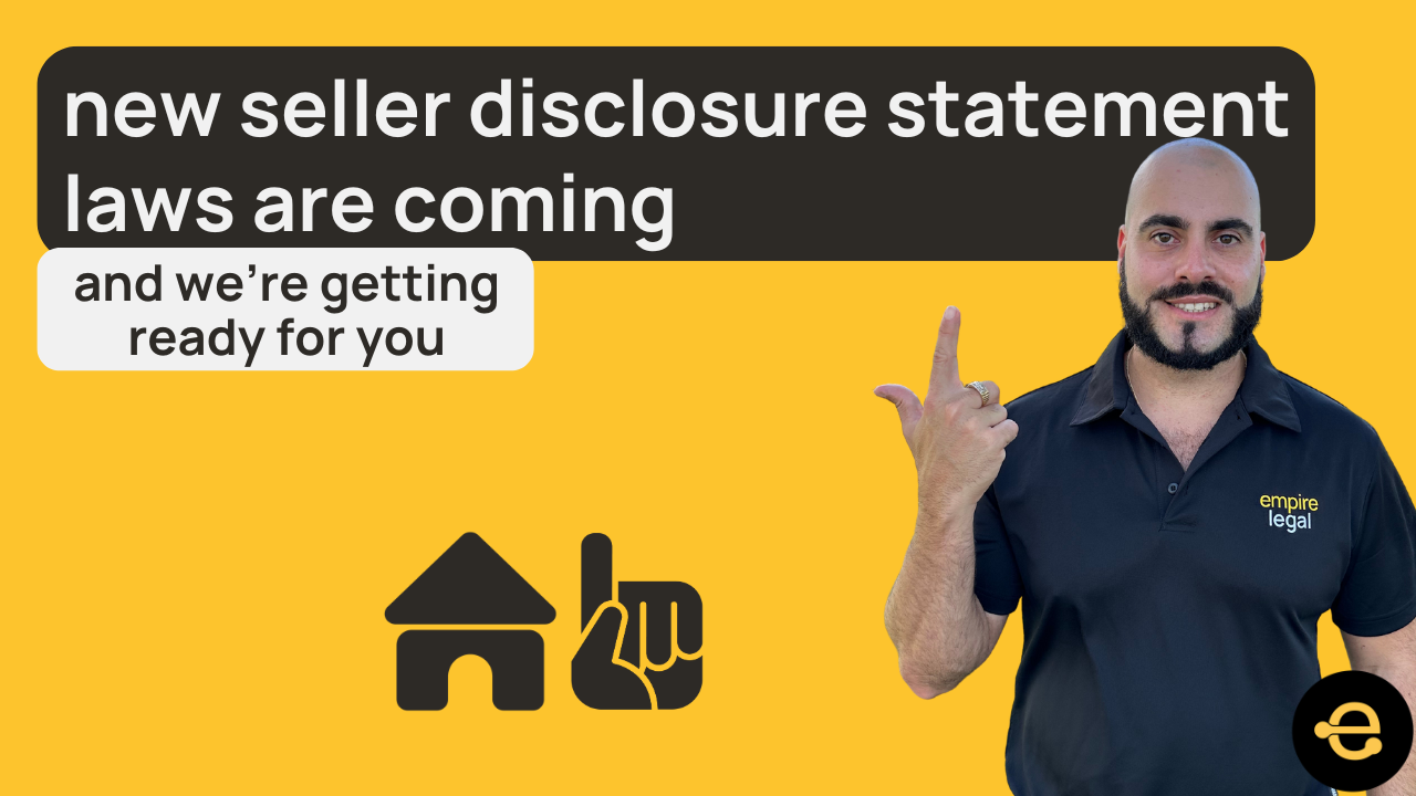 Our pricing & timeframes for the new Seller's Disclosure (Form 2) are locked in - plus a sneak peek at our upcoming seminar…