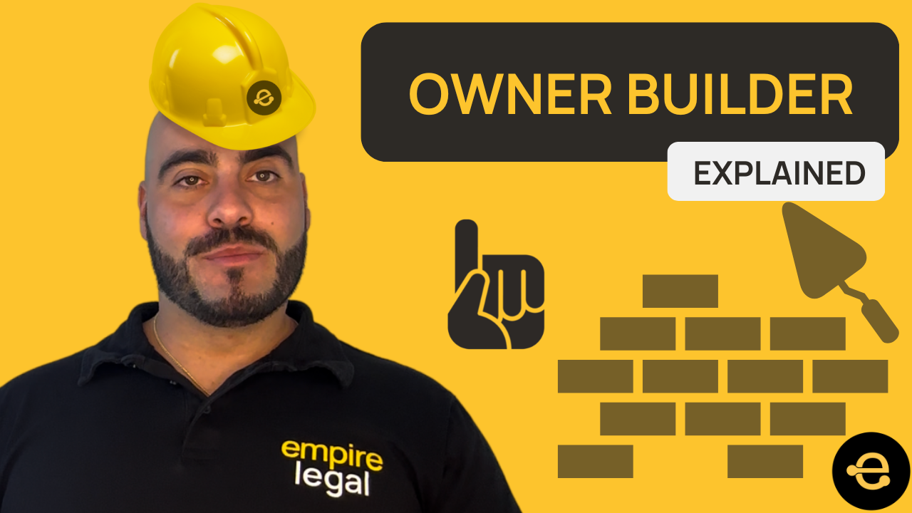 QLD Owner Builder - EXPLAINED!