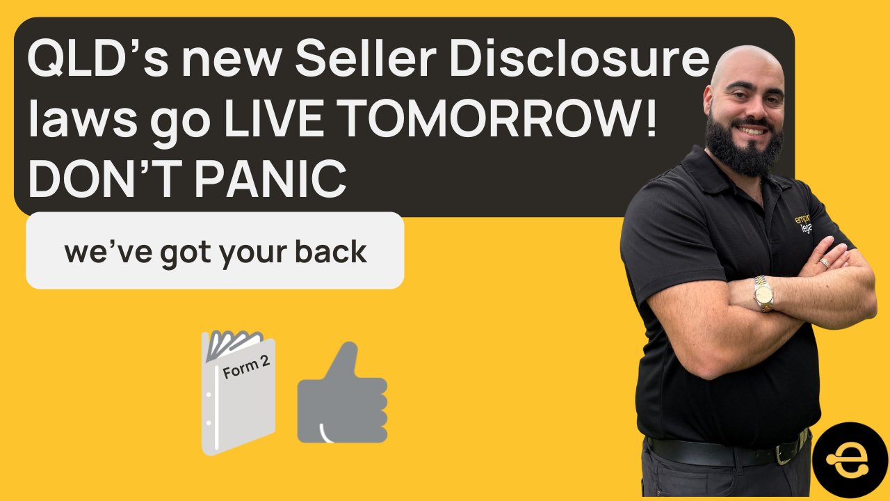 QLD’s new Seller Disclosure laws go live on 01 August 2025! DON’T PANIC. We’ve got your back...