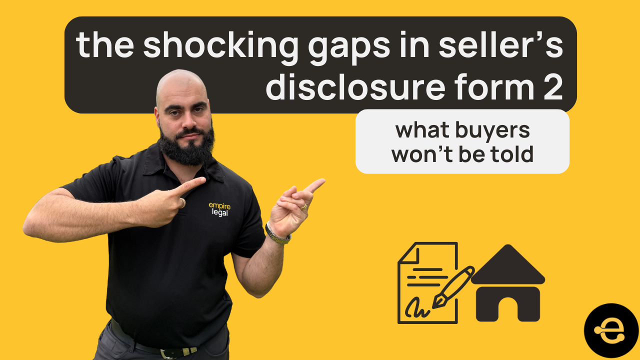The shocking GAPS in Seller’s Disclosure Form 2 (what buyers won’t be told)