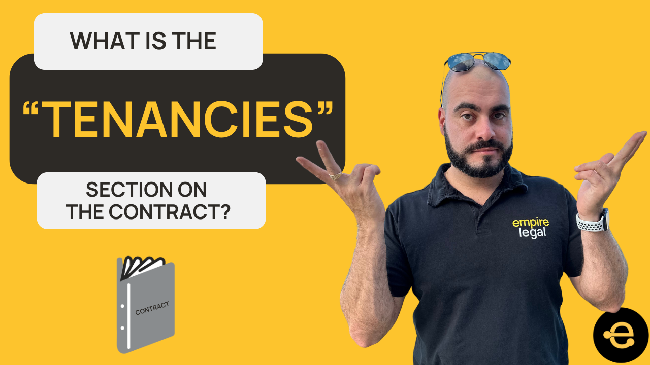 How to deal with tenants on a sale contract in QLD property
