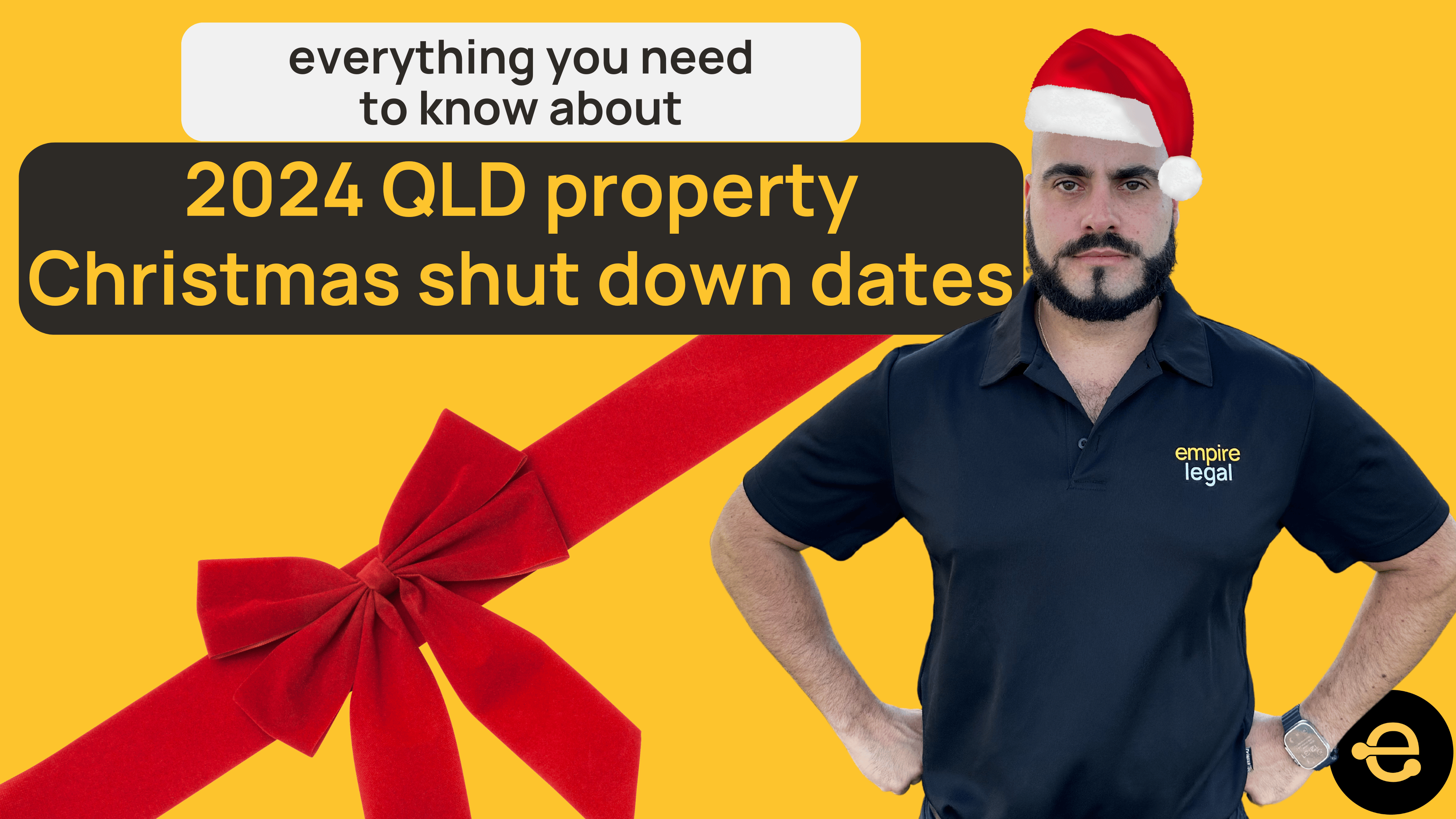 2024 Christmas QLD property shut down dates - everything you need to know!