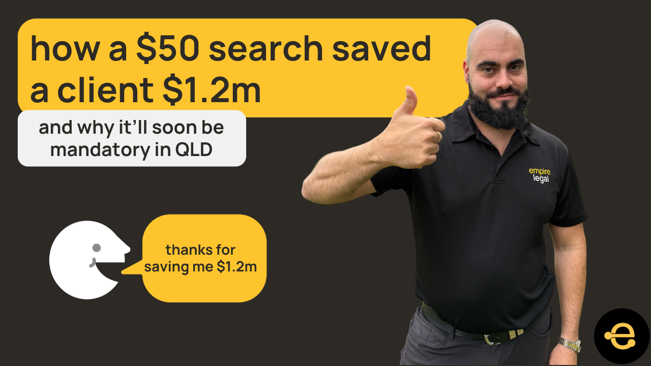 How a $50 search saved a client $1.2M + why it’ll be mandatory in QLD